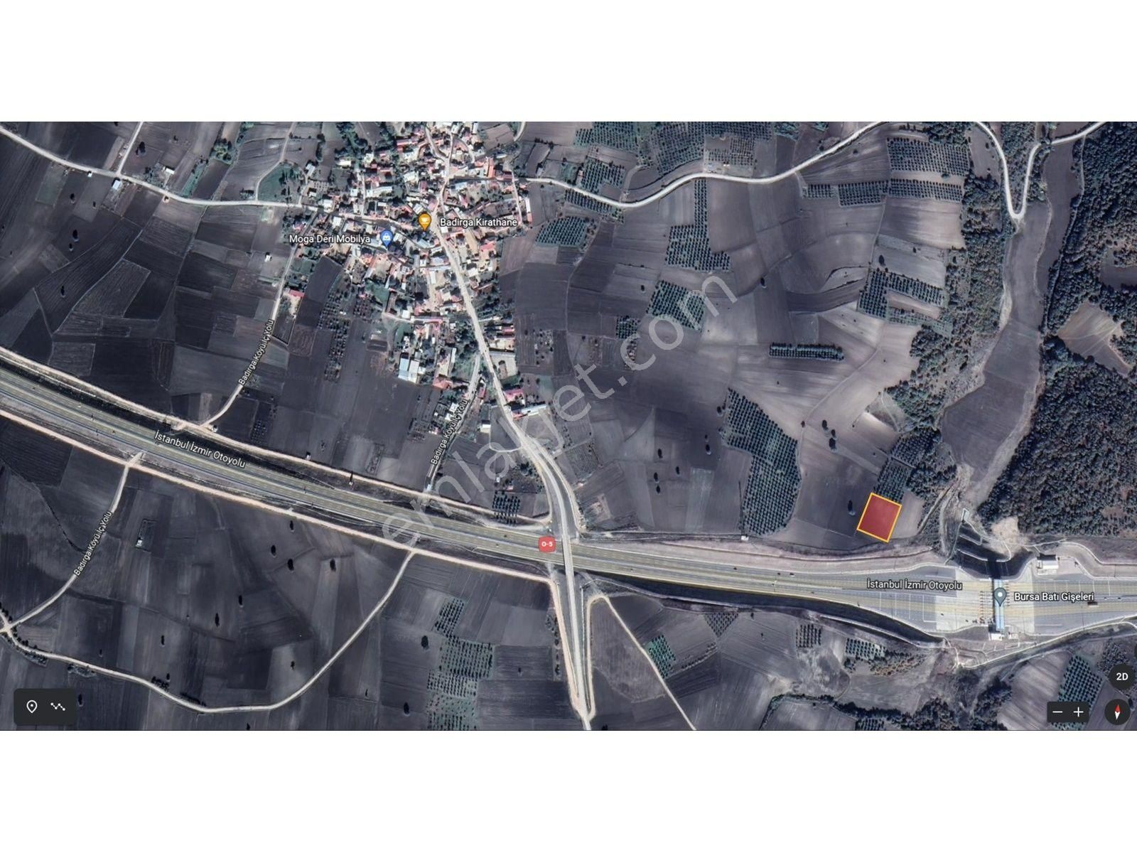 Badırga Da İstanbul İzmir Yoluna Cephe Takasa Açık Satılık Tarla - Görsel 5