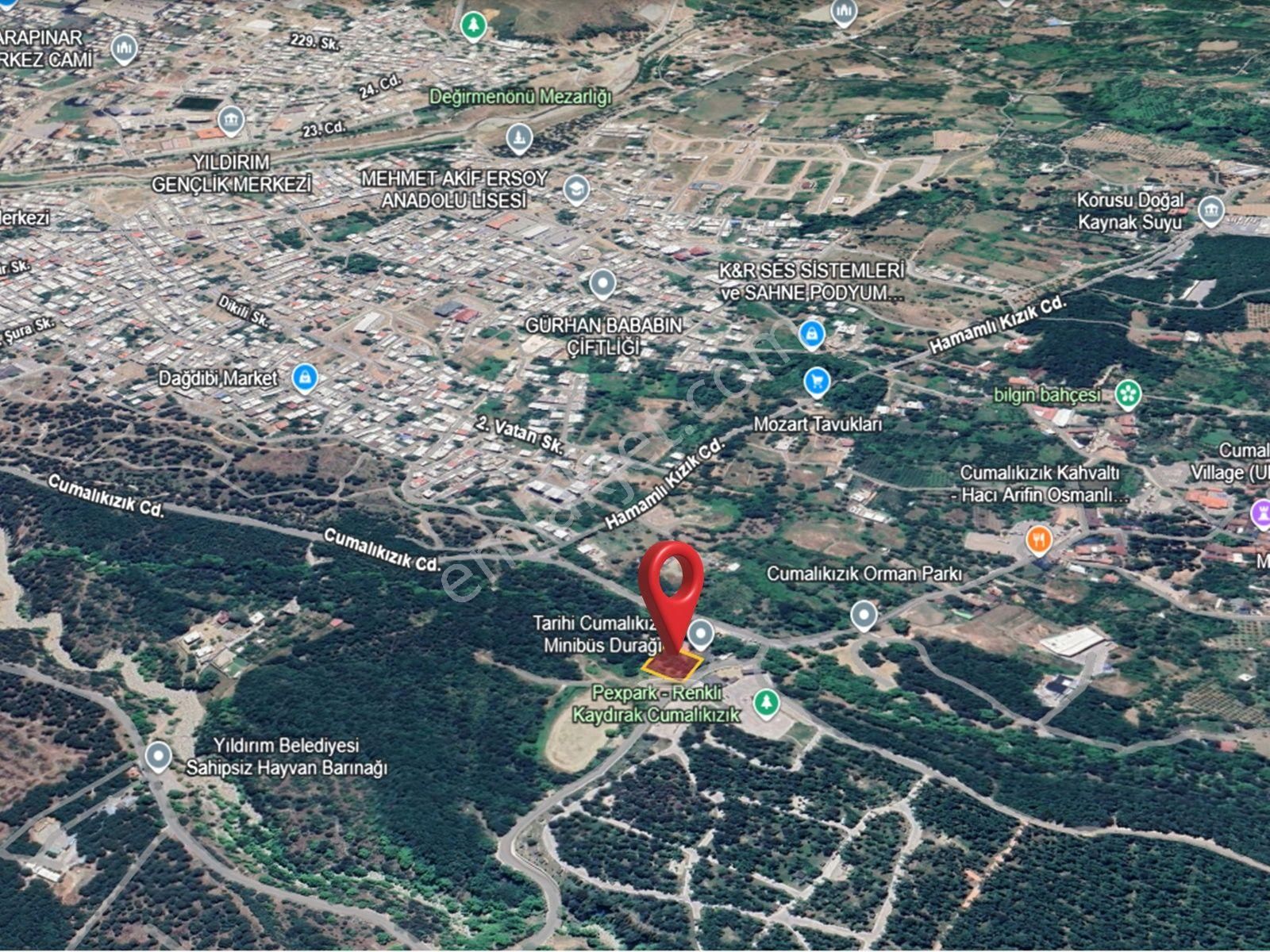 Bursa Yıldırım Cumalıkızık Da Cadde Üzeri Satılık Bahçe - Görsel 27