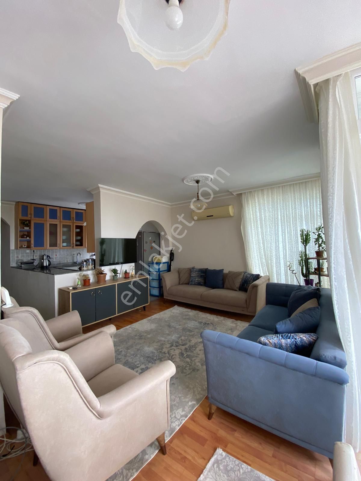 Kleopatra Plajına Sıfır Kiralık Geniş 2+1 Daire - Görsel 9