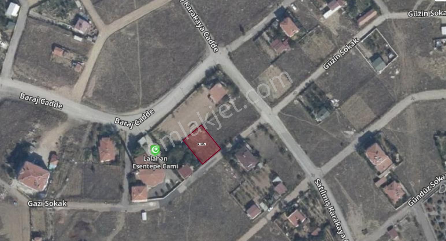 Lider Emlak'tan Mamak Lalahan Karşıyaka Mah. Tektapu İmarlı Arsa