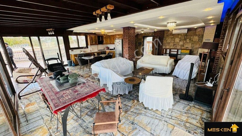 Didim Mavişehir'de Plaja Sıfır , Emsalsiz Orjinal Taş Villa - Görsel 31