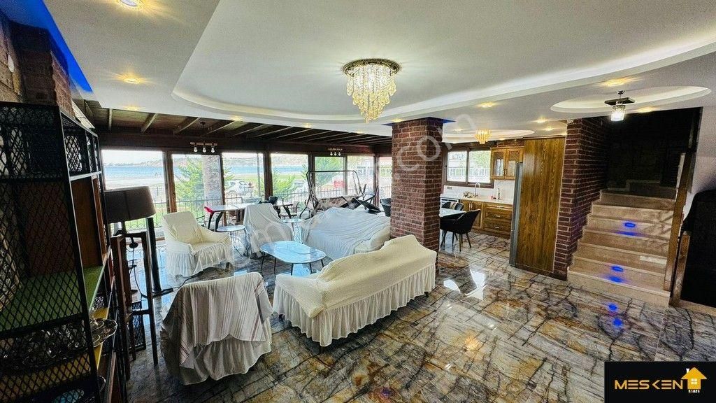 Didim Mavişehir'de Plaja Sıfır , Emsalsiz Orjinal Taş Villa - Görsel 32
