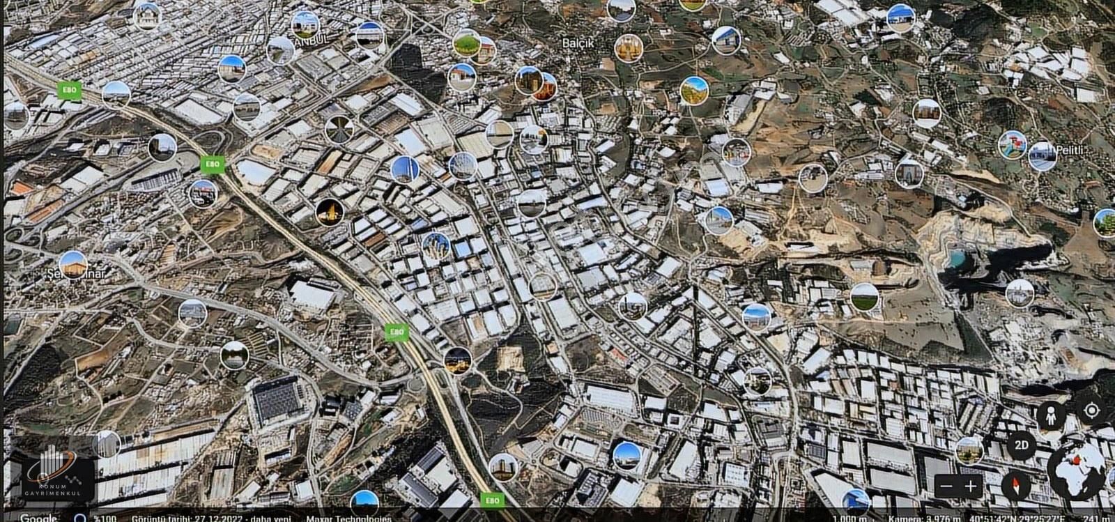 Balçıktra Satılık 4.000 M2 0,80 Sanayi Arsası