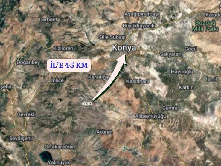 Konya Meram Yeşildere Köyünde 3.544 M² Tarla Satılıktır - Görsel 6