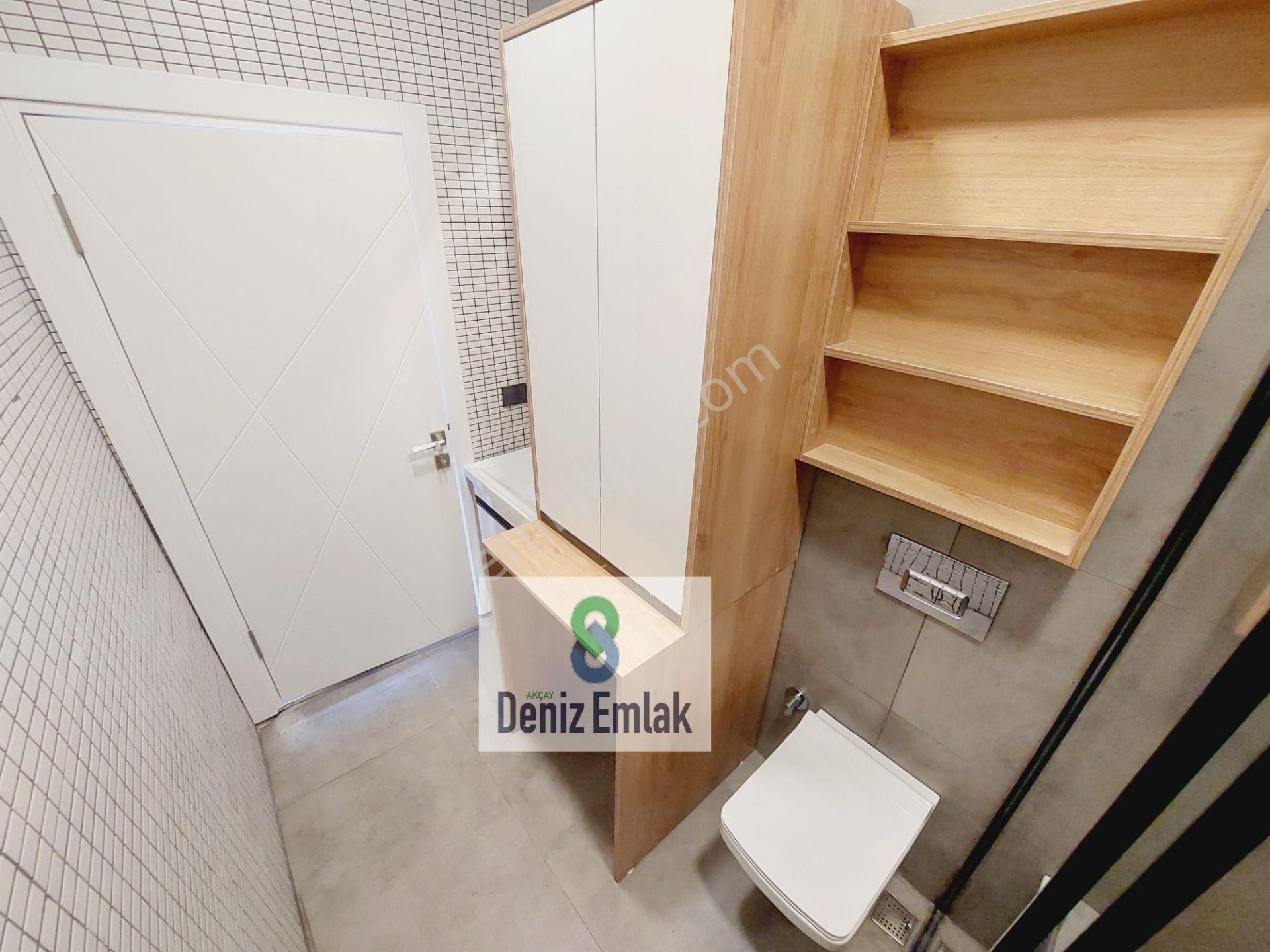 Denizden Akçayda Öncephe Kendine Ait Bahçeli Satılık 2+1 Lüks Daire. - Görsel 6