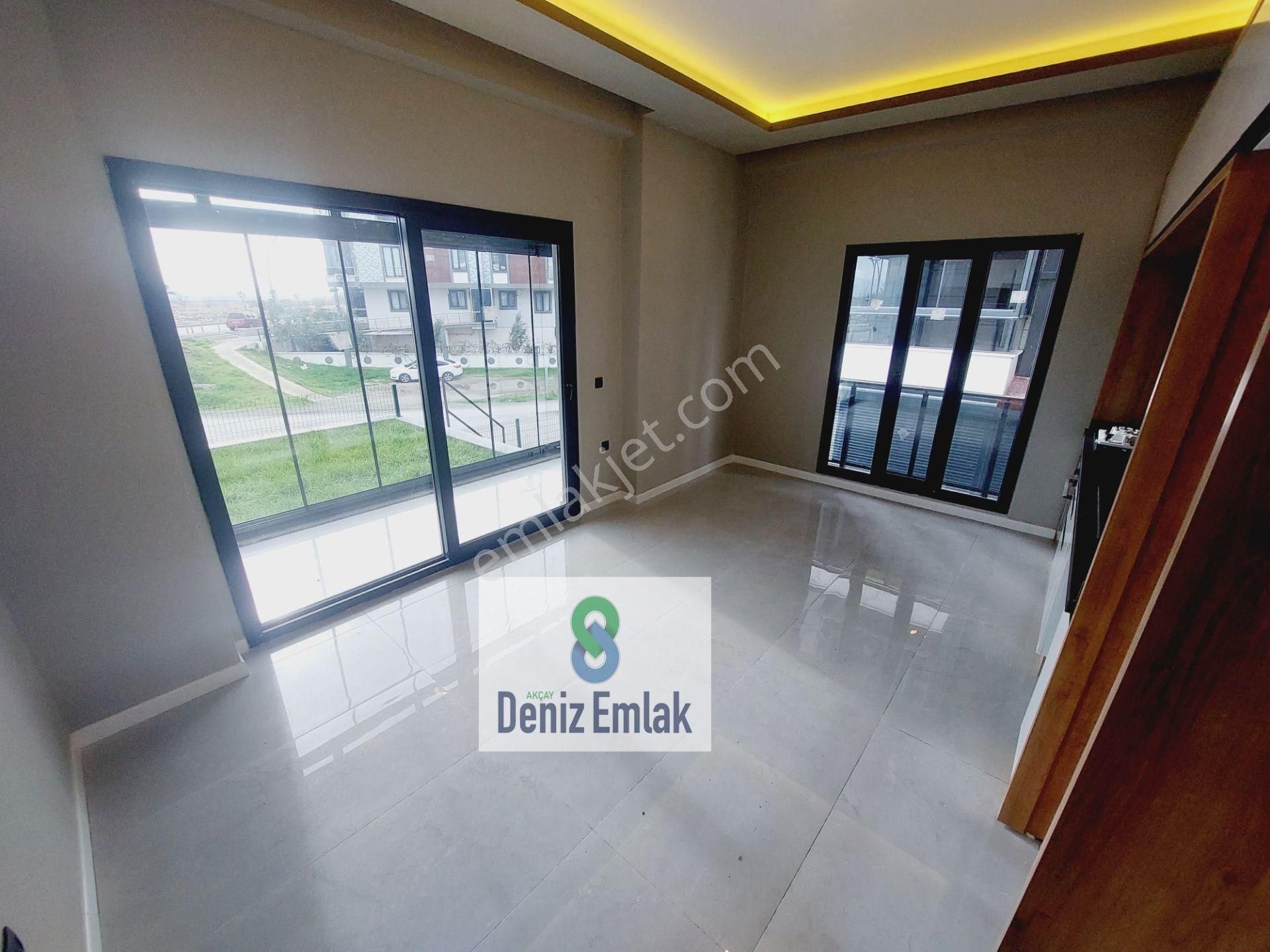 Denizden Akçayda Öncephe Kendine Ait Bahçeli Satılık 2+1 Lüks Daire. - Görsel 31