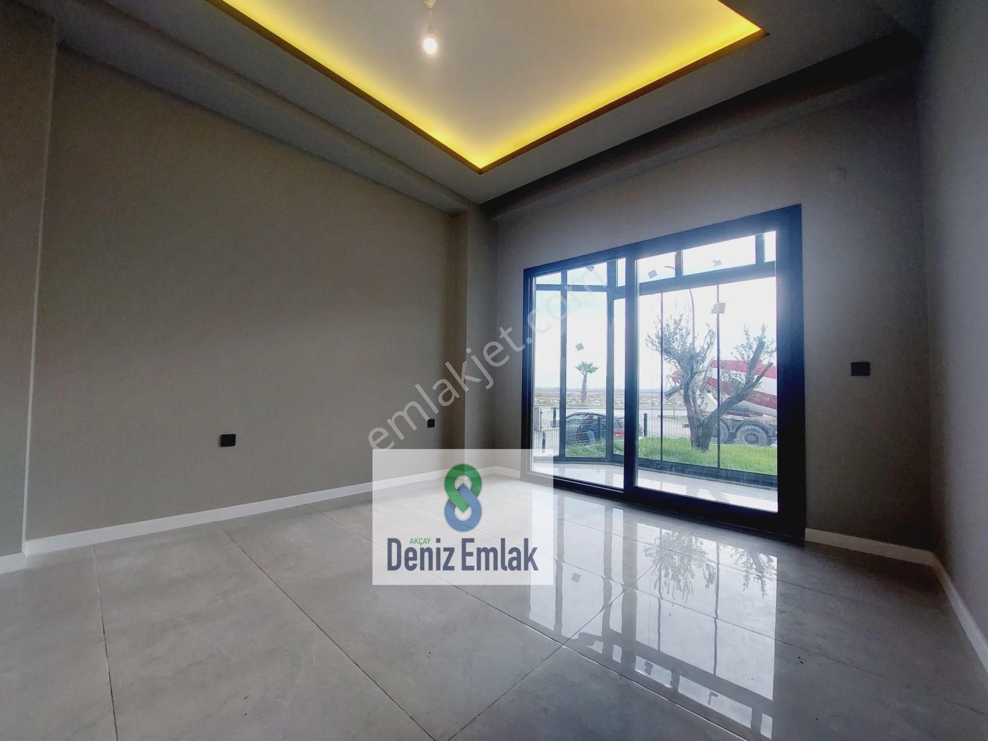Denizden Akçayda Öncephe Kendine Ait Bahçeli Satılık 2+1 Lüks Daire. - Görsel 14