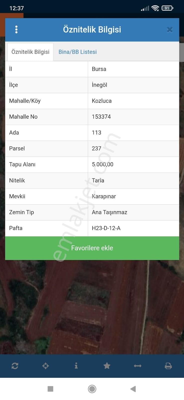 Bursa İnegöl Kozluca Da 5000 M2 Satılık Tarla - Görsel 10