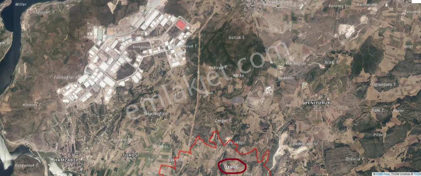 Bursa İnegöl Kozluca Da 5000 M2 Satılık Tarla - Görsel 2