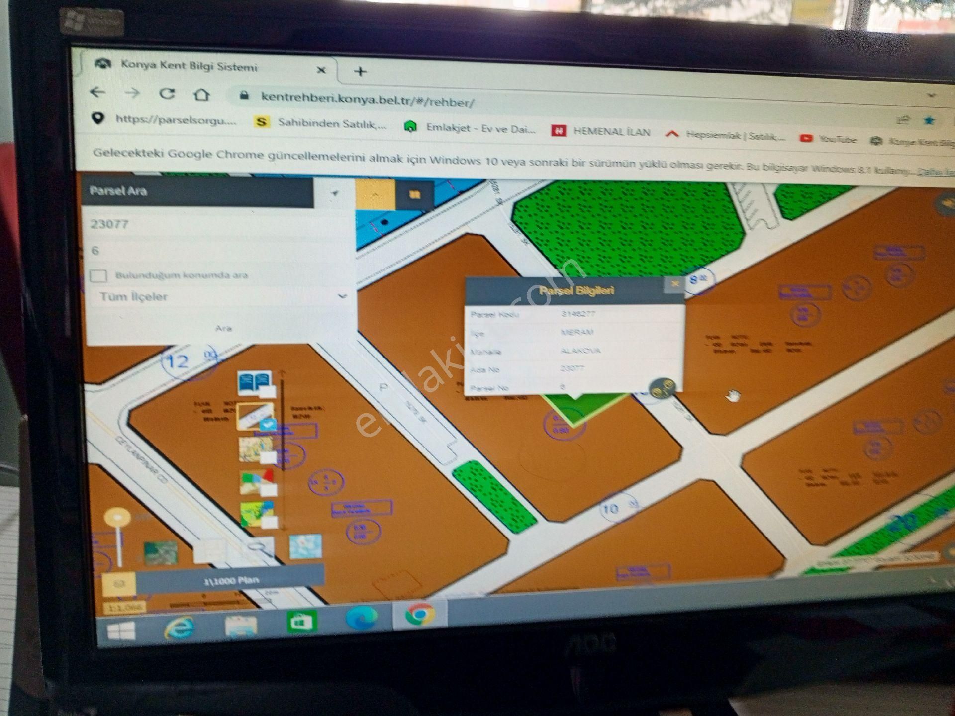 Konya Meram Alakova Mah. 500 M2 2.kata İmarlı Satılık Arsa - Görsel 2