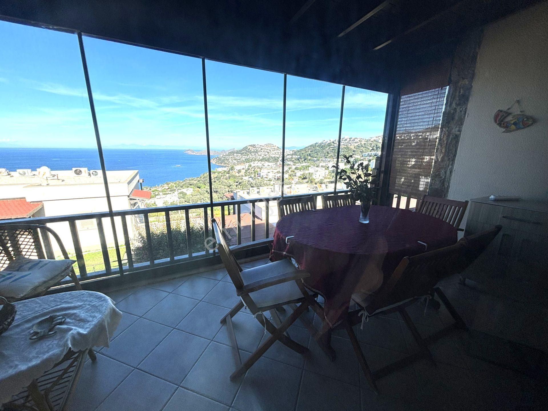 Bodrum Koyunbaba'da Kiralık Site İçi Eşyalı Deniz Manzaralı Daire - Görsel 11