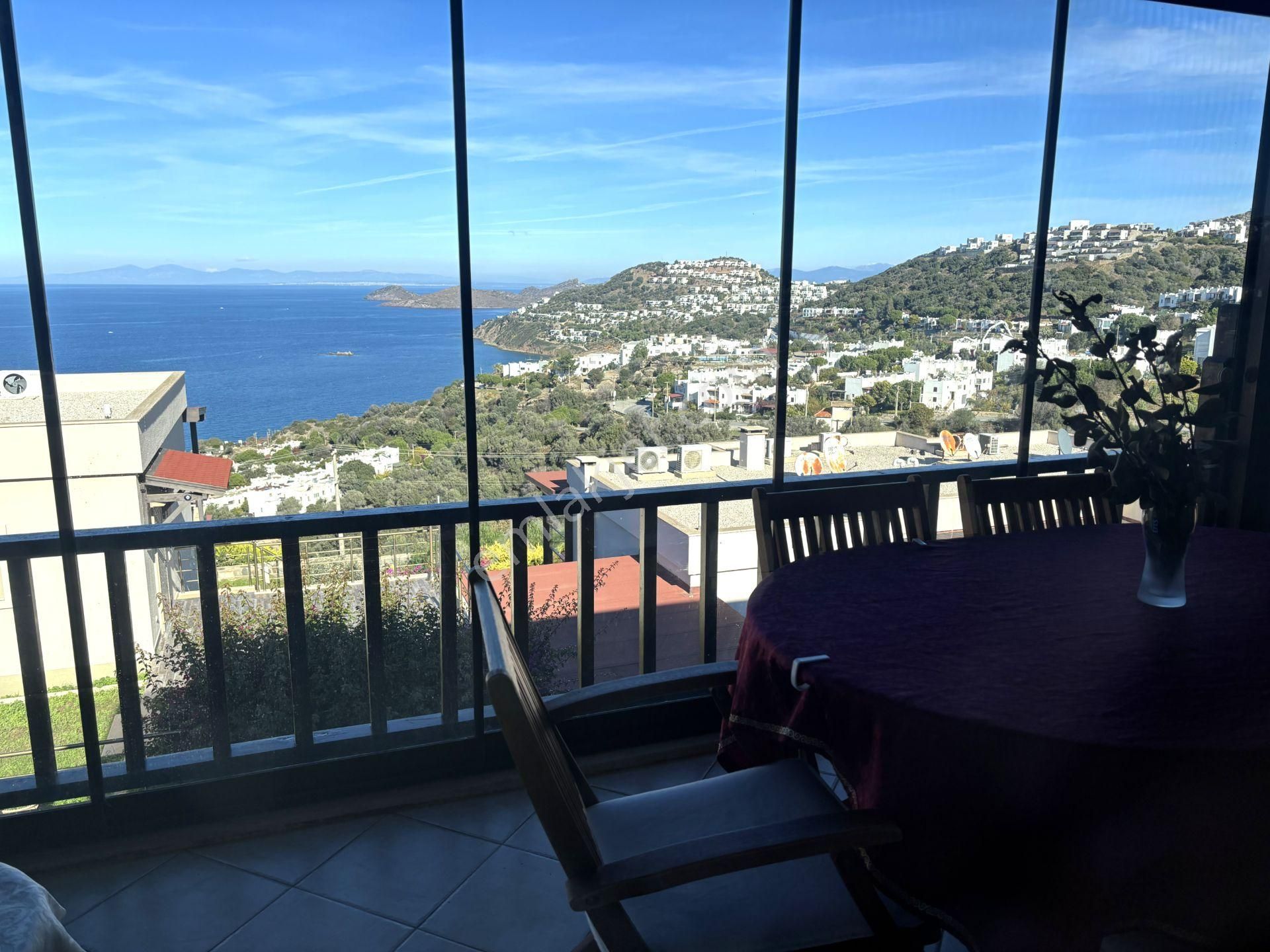 Bodrum Koyunbaba'da Kiralık Site İçi Eşyalı Deniz Manzaralı Daire - Görsel 12