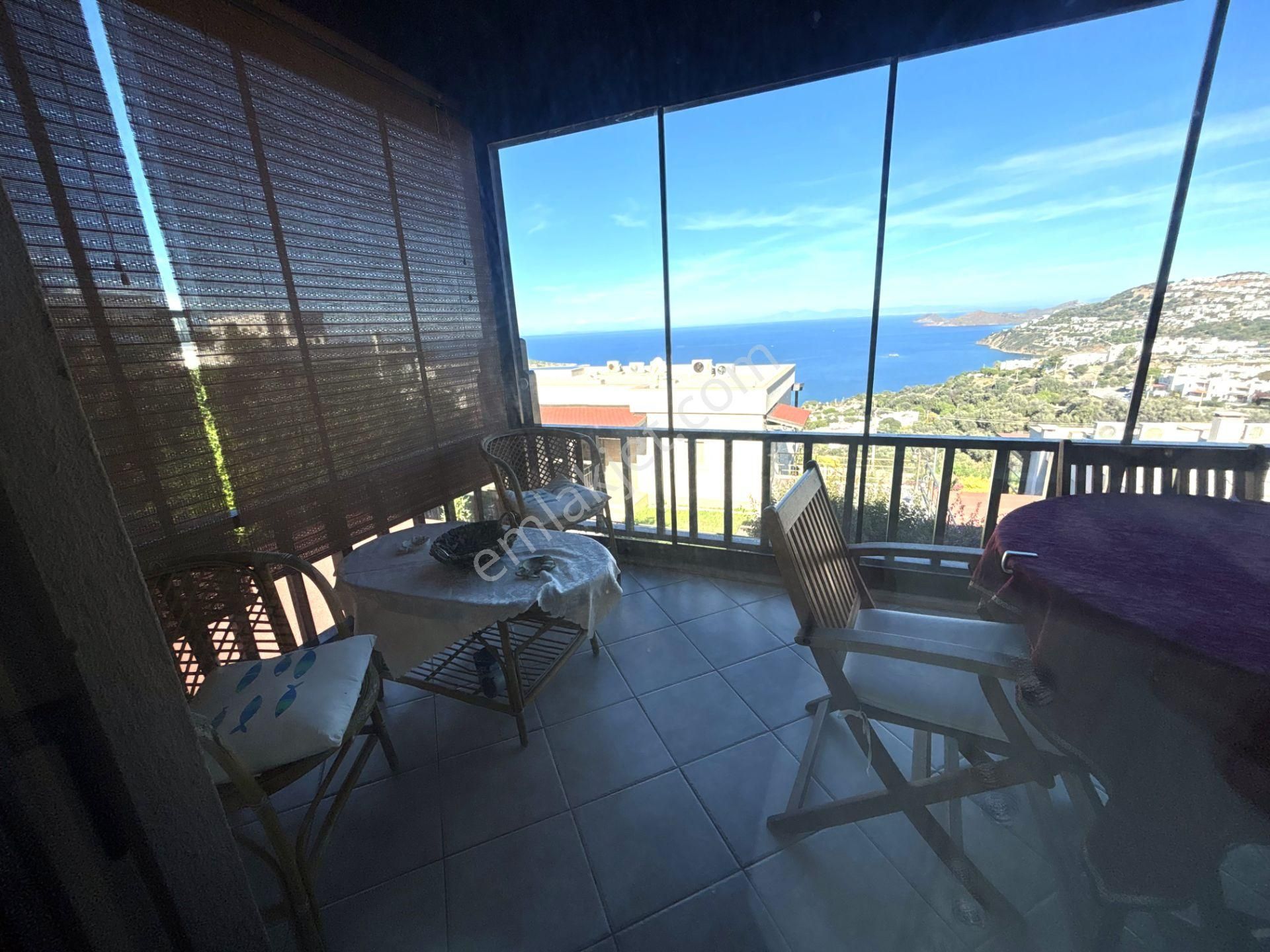 Bodrum Koyunbaba'da Kiralık Site İçi Eşyalı Deniz Manzaralı Daire - Görsel 14