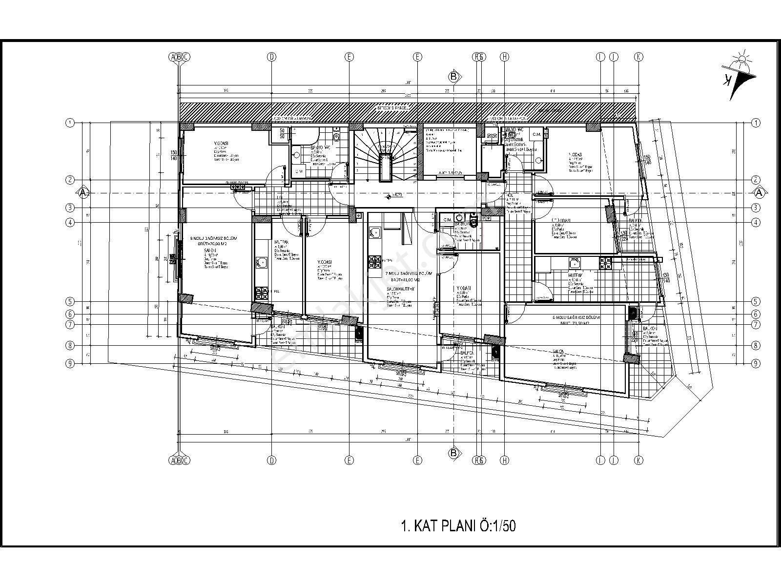 C21 Loca'dan Yıldız Mah. Satılık 1+1 Sıfır Daire - Görsel 5