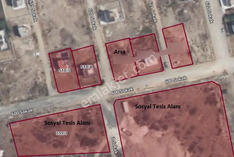 Karaburun Mordoğan Kamukent’te Deniz Manzaralı, Köşe Konumda Villa Arsası - Görsel 3