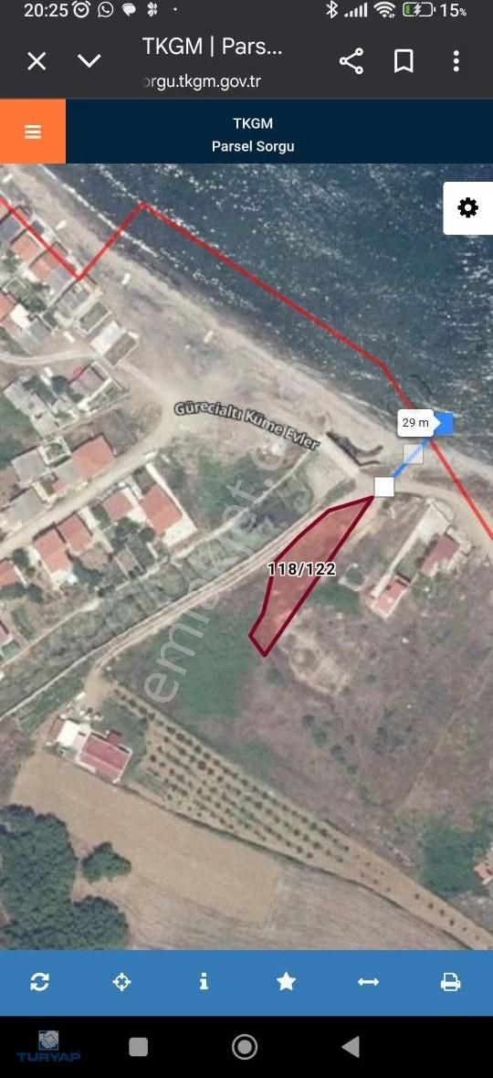 Çanakkale Lapseki Gürecealti Mevkiinde Satılık Arsa - Görsel 4