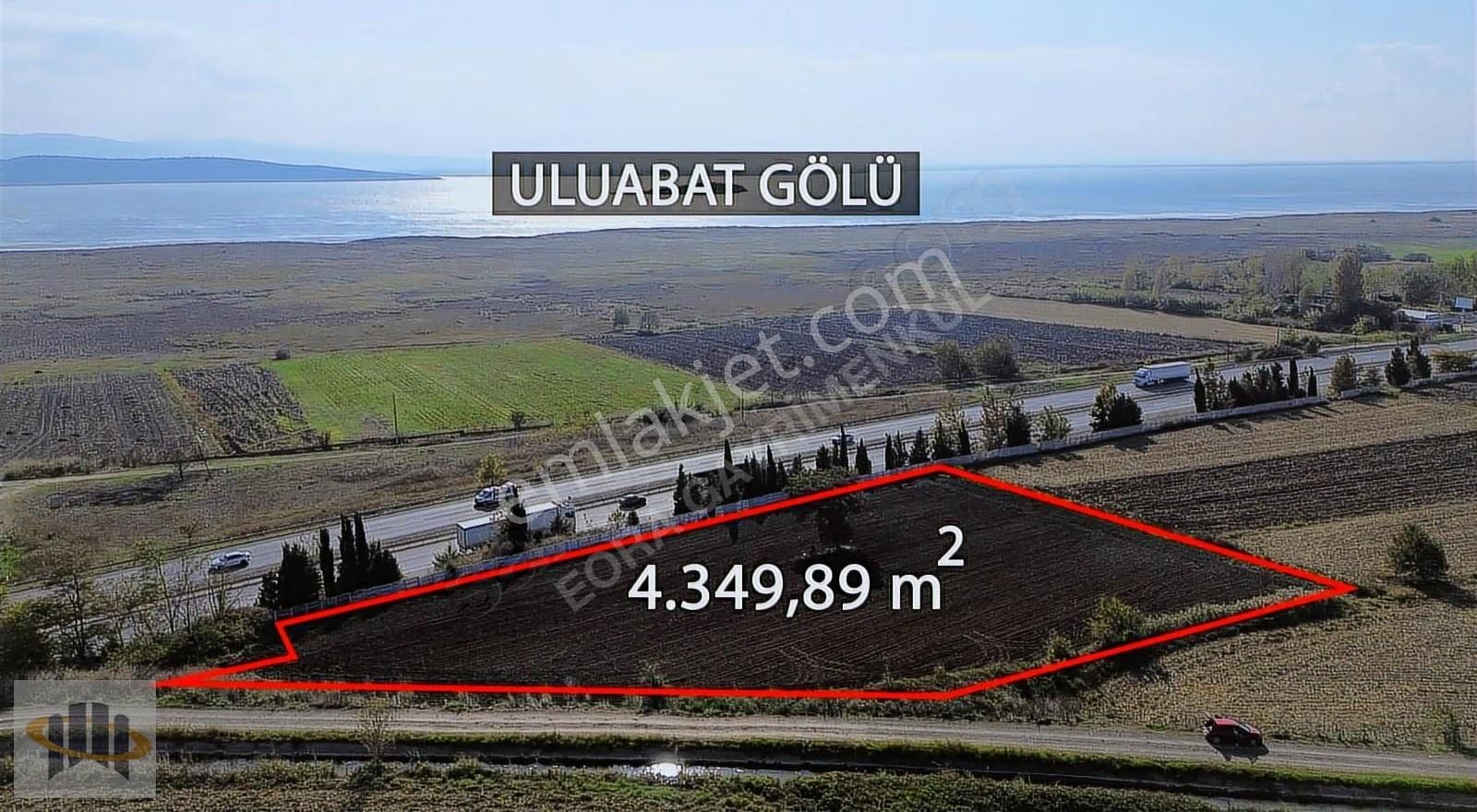 Eora'dan Eskikaraağaç'da İzmir Yoluna Cephe Göl Manzaralı Tarla - Görsel 8