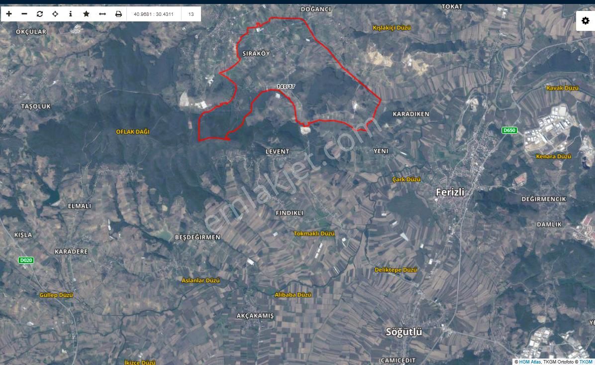 Sıraköy 'de Asfalt Cepheli, Manzaralı, Fırsat Satılık Tarla - Görsel 4