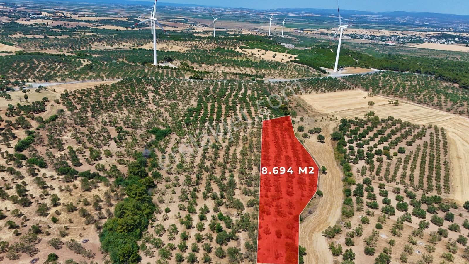 Çanakkale Ezine Üvecik Köyünde 8.694 M2 Tarla ! - Görsel 14