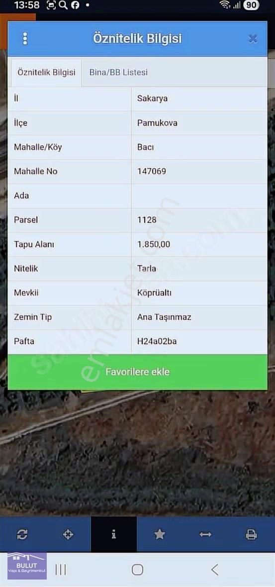 Pamukova Bacı Köy 1.850m2 Yolu Suyu Mevcut Ayva Bahçesi... - Görsel 3