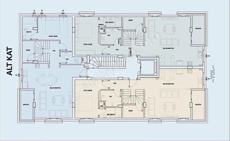 Altınovada Satılık 4+1 Sıfır Asansörlü Lüx Dubleks Daire - Görsel 3