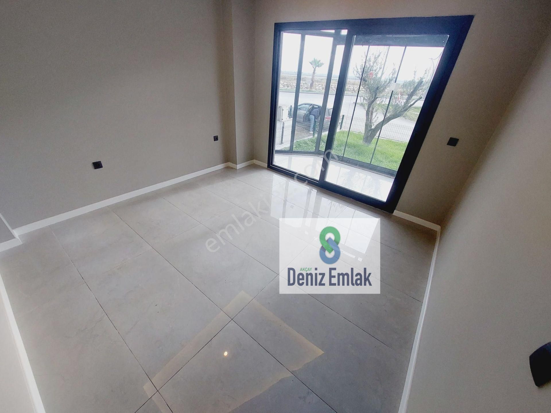 Denizden Akçayda Öncephe Kendine Ait Bahçeli Satılık 1+1 Lüks Daire. - Görsel 22