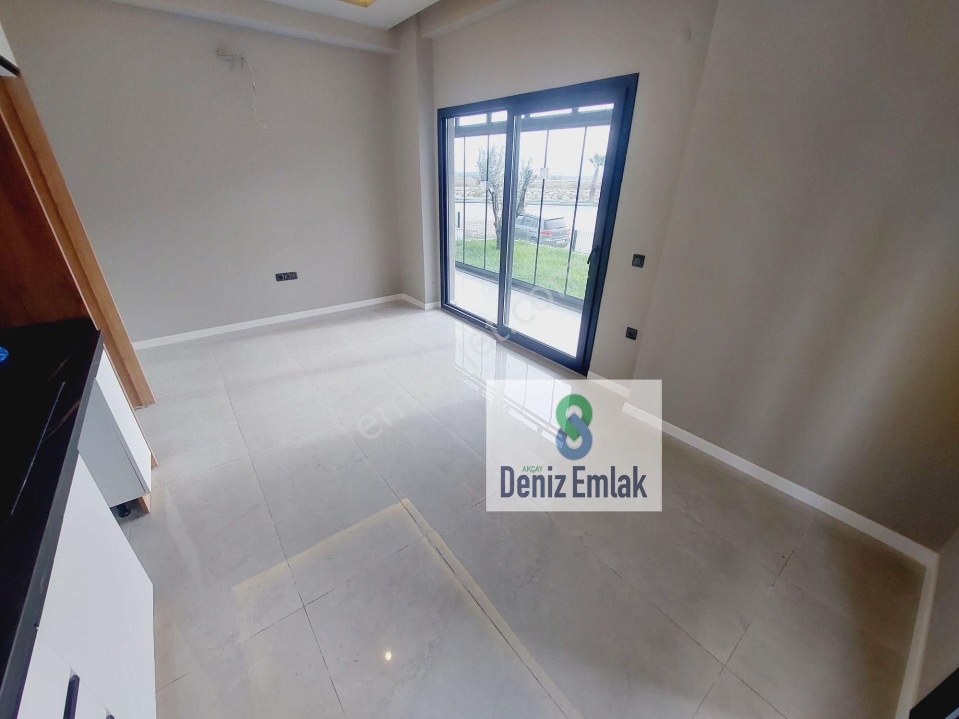 Denizden Akçayda Öncephe Kendine Ait Bahçeli Satılık 1+1 Lüks Daire. - Görsel 30