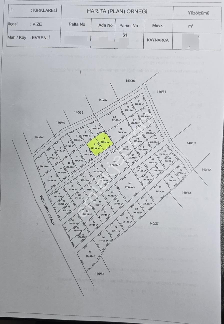 Çakıllı Evrenli Asfal Üzeri Yeni Sanayi Hattı Üzerinde Satılık Parseller