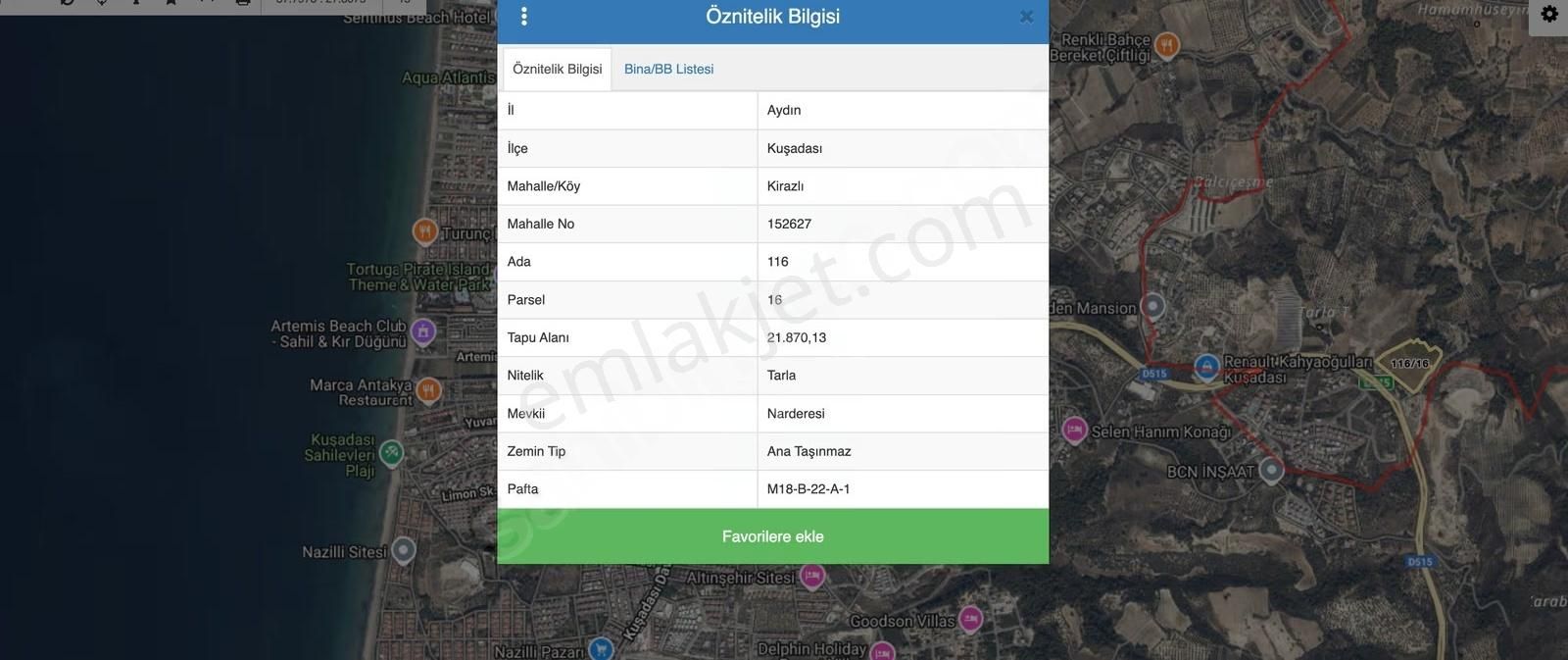 Konutzen'den Kuşadası Kirazlı'da Panoramik Deniz Manzaralı Tarla - Görsel 2