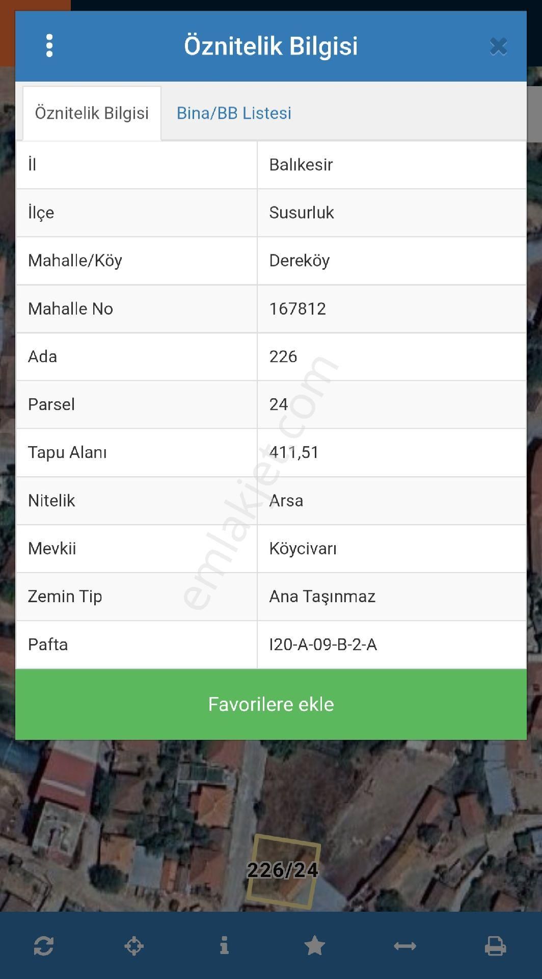 Balıkesir Susurluk Dereköy'de 411 M2 Arsa 32 Büyükbaş Hayvan Damı. Açıklamayı Okuyunuz. - Görsel 6