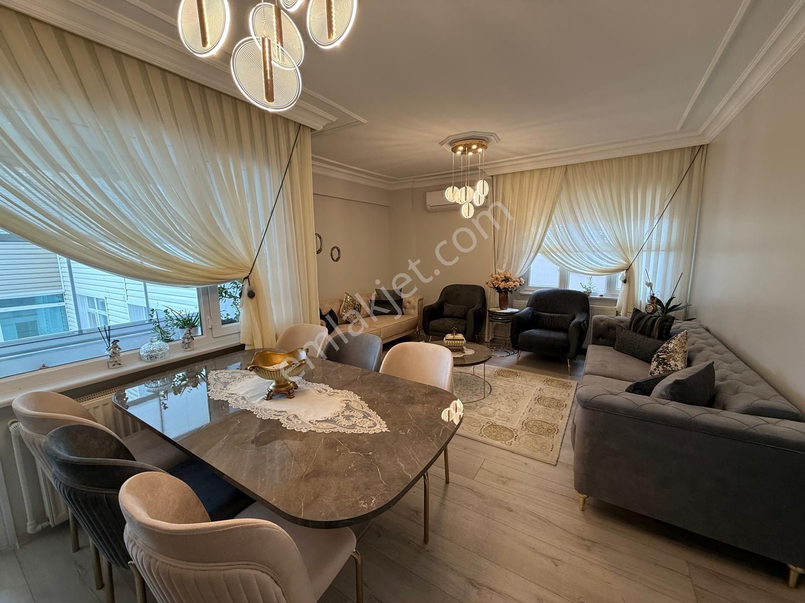 Delux'den 100. Yıl Mah Deniz Manzaralı Full Tadilatlı Satılık 3+1 - Görsel 5