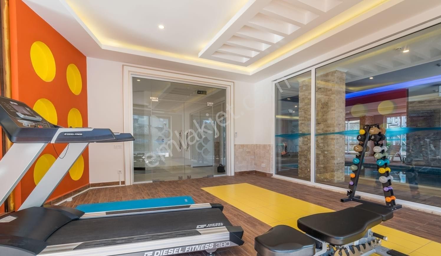 Alanya Mahmutlarda Full Aktiviteli Kompleks İçerisinde Denize400m Mesafede Satılık 1+1 Eşyalı Daire - Görsel 8