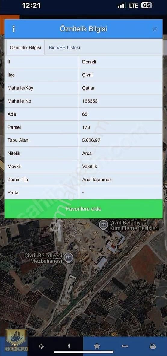 Erdem Emlak Tan Satılık Arsa - Görsel 8