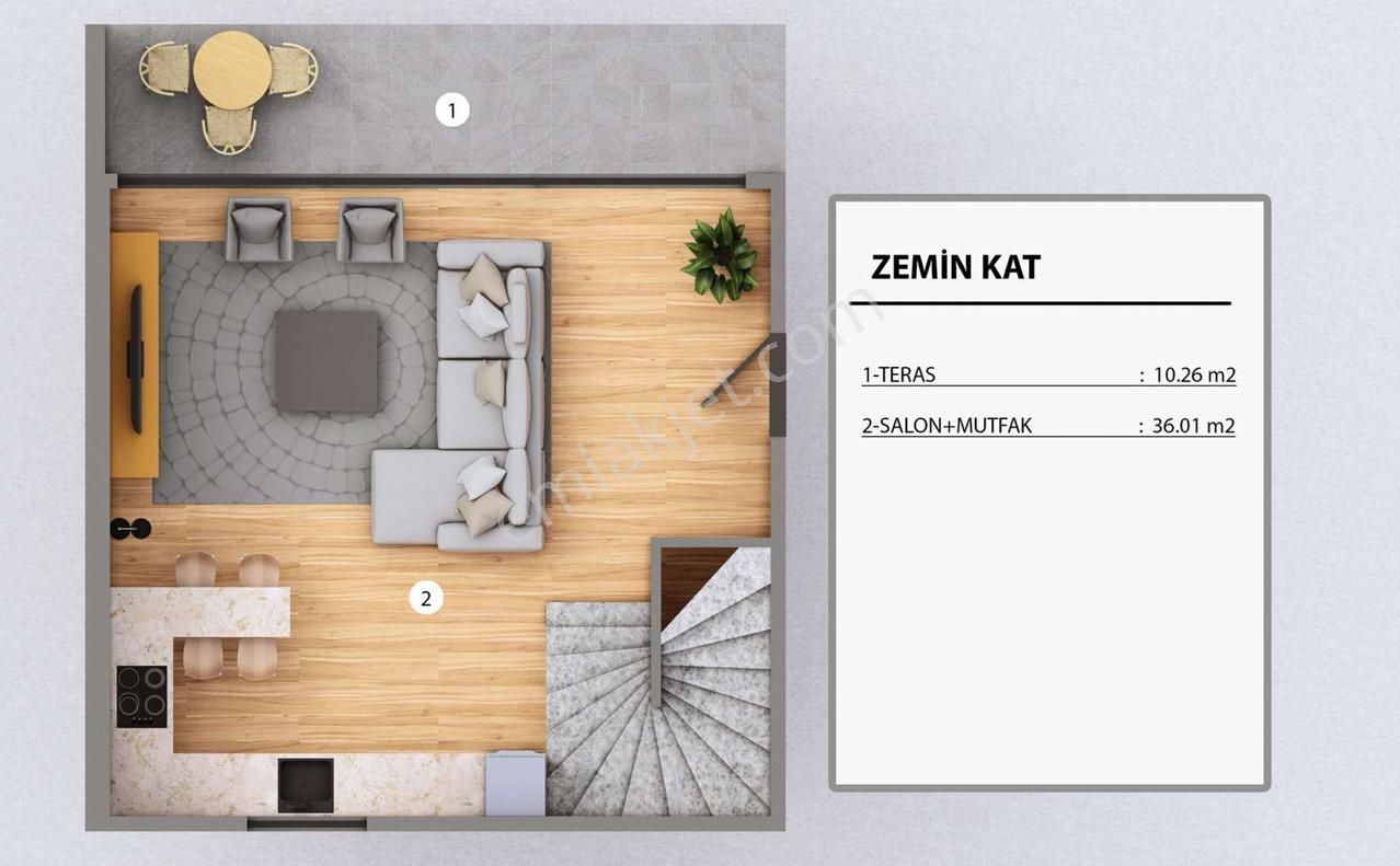 Beyaz Villaları Lapseki-hazır-yapılı -site İçerisi -denize Sıfır - Görsel 6