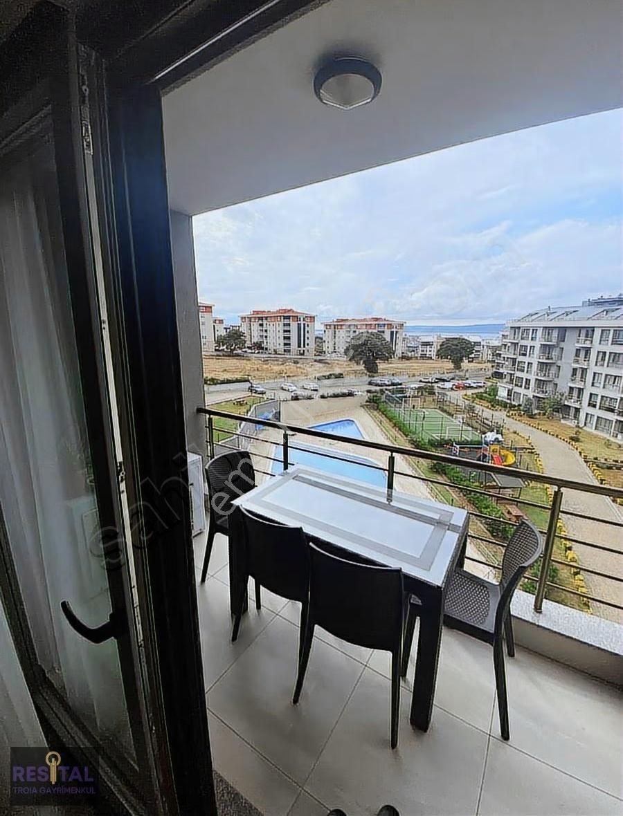 Çanakkale Hamidiye Vizyon Park'ta Deniz & Havuz Manzaralı 2+1 - Görsel 22