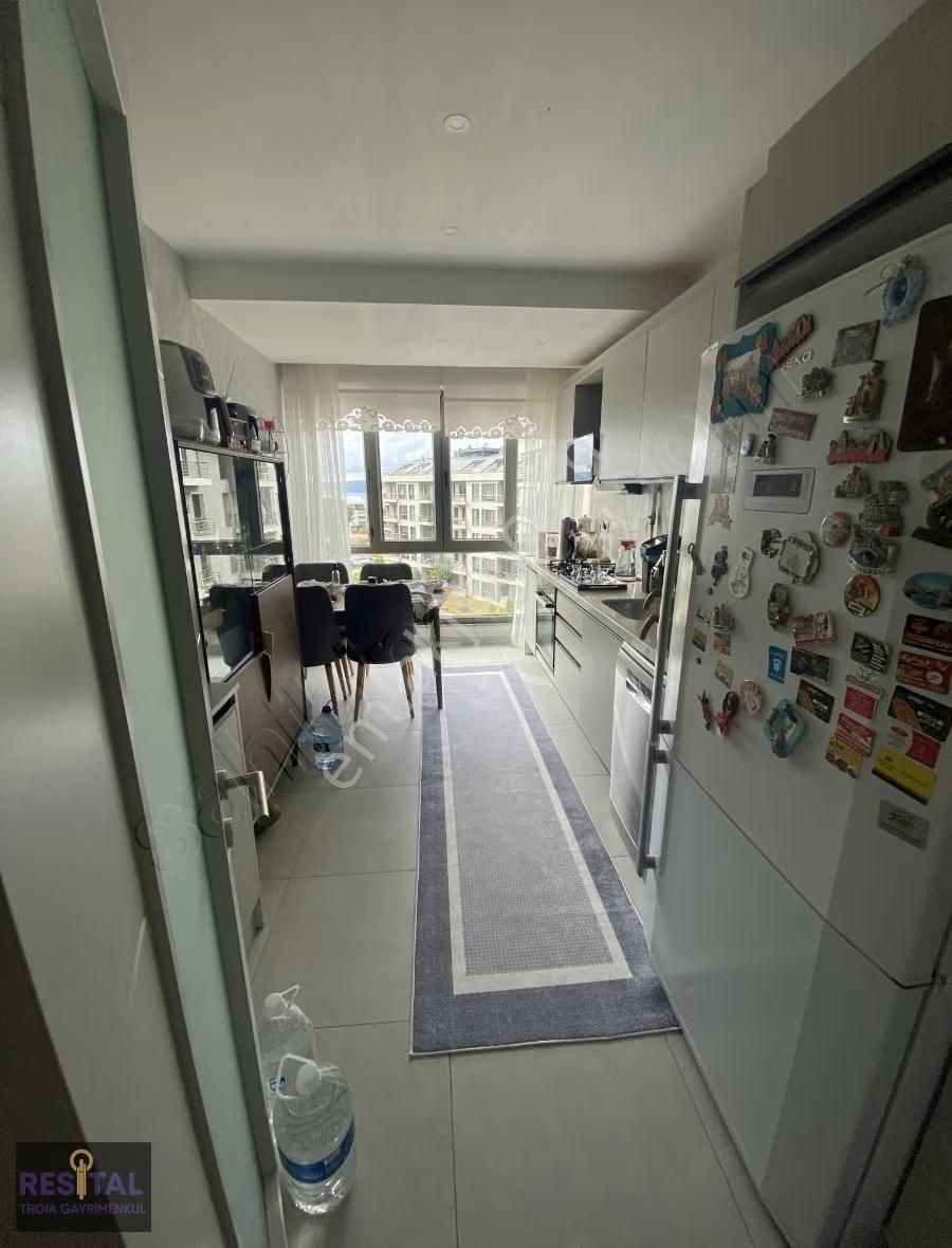 Çanakkale Hamidiye Vizyon Park'ta Deniz & Havuz Manzaralı 2+1 - Görsel 7