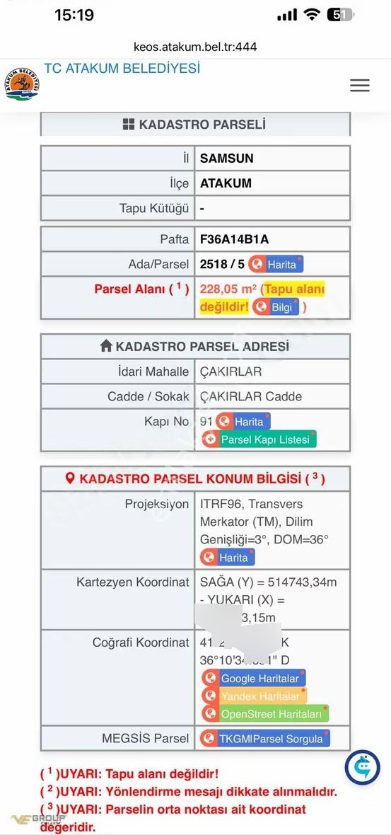 Müstakil Tapulu Deniz Manzaralı Yatırımlık Arsa