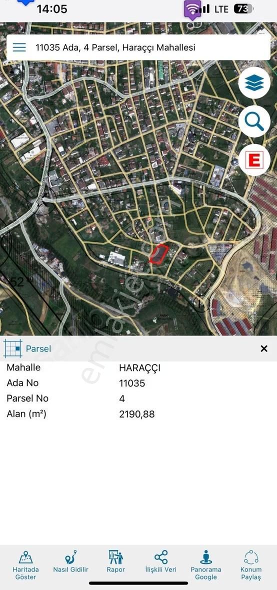 Arnavutköy Haraççı Mahallesi İmarlı İfrazlı Hisse Arsa - Görsel 4