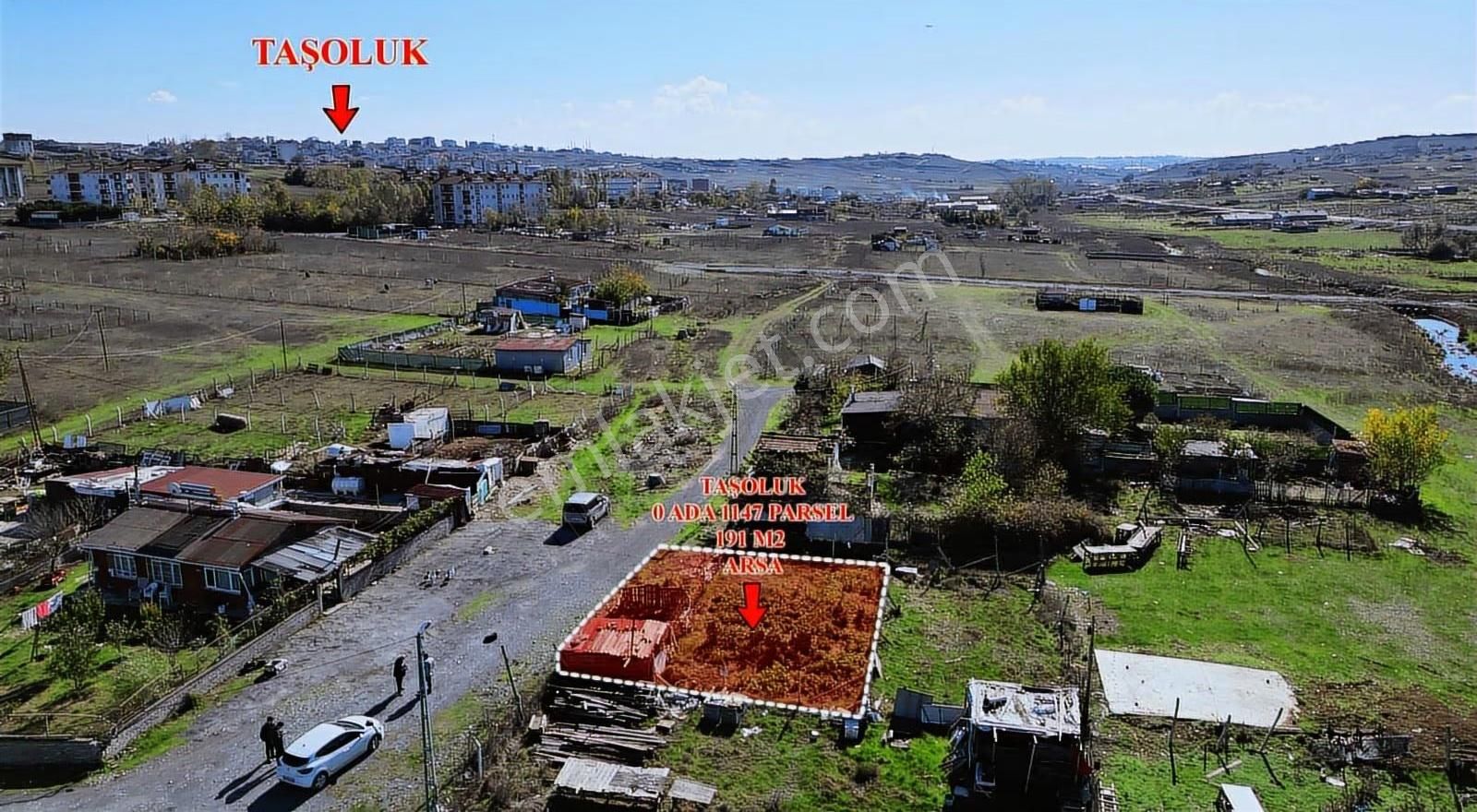 Arnavutköy Taşoluk Mahallesinde Etrafı Çevrili 191 M2 Arsa - Görsel 5