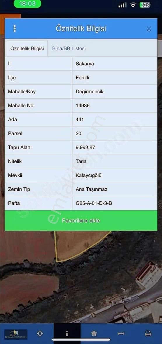 Ferizli Osb. Genişleme Alanında Satılık Parseller - Görsel 6