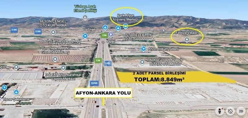 Afyon-ankara Yolu Üzeri Çok Amaçlı Çift Yol Cepheli 8.849m²arazi - Görsel 5