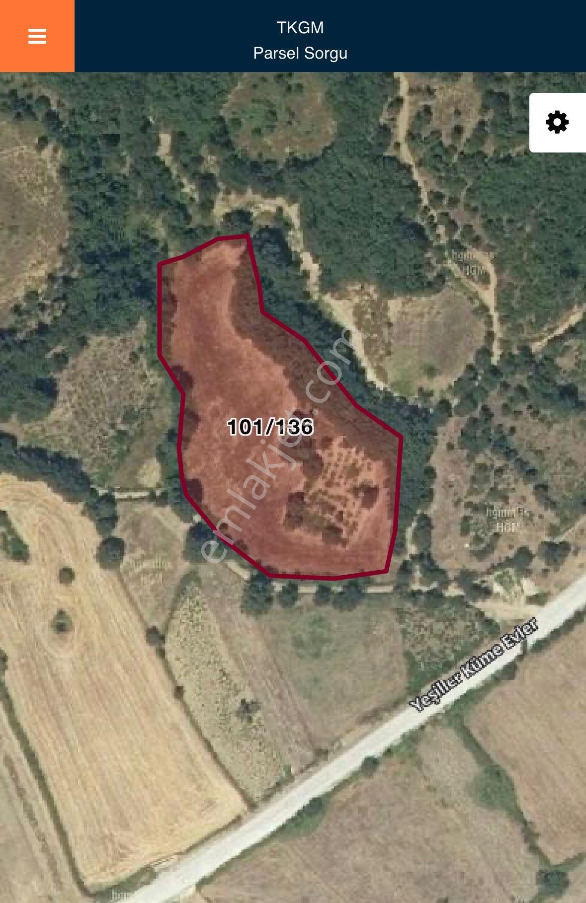 Balcity'den Çanakkale Yenice 5 Dönüm İmar Dibinde Arsa Vasfında Bahçe!! - Görsel 6