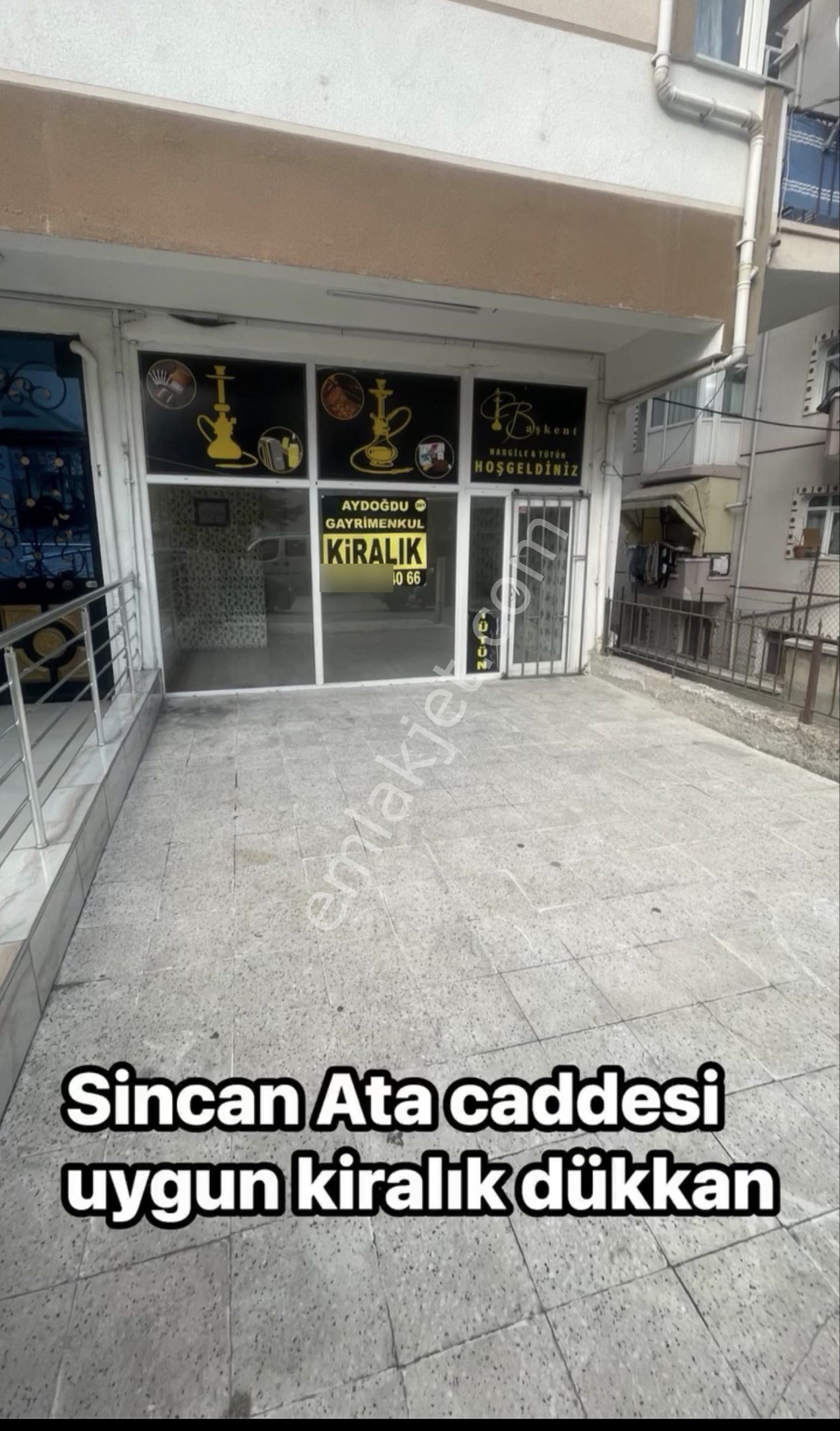 Sincan Tandoğan Ata Caddesi Kiralık Dükkan Cadde