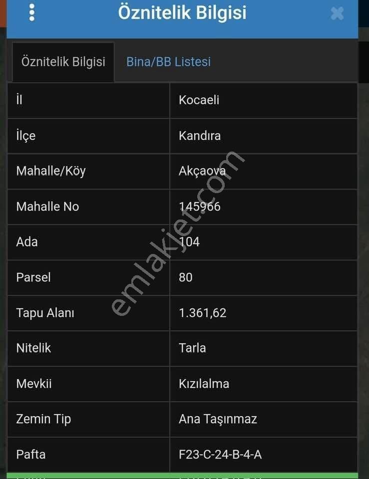 Kandıra Akçaova Yatırıma Uygun Satılık Tarla - Görsel 2