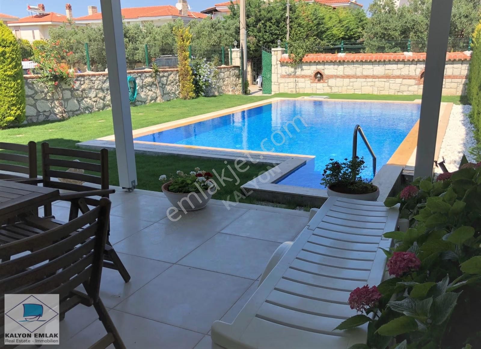 Kalyondan Alaçatı Göbenede Kiralık Havuzlu Villa - Görsel 17