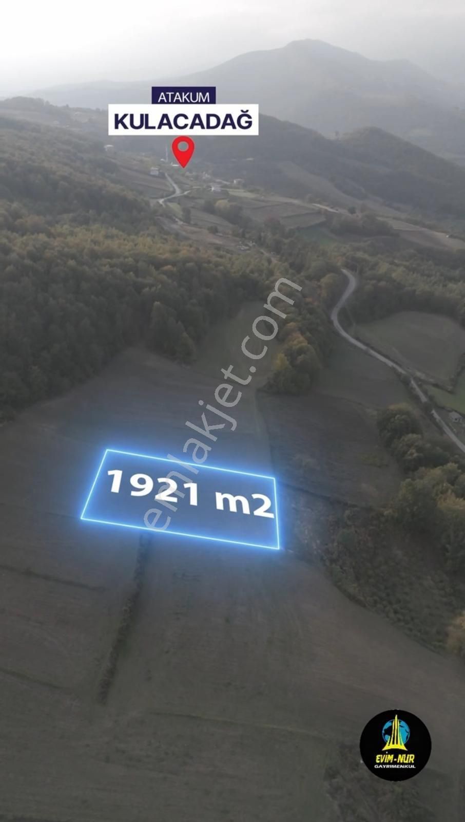 Evim-nur'dan Kulacadağ Mah. 1.921 M2 Mükkemel Manzaralı Yatırımlık - Görsel 3