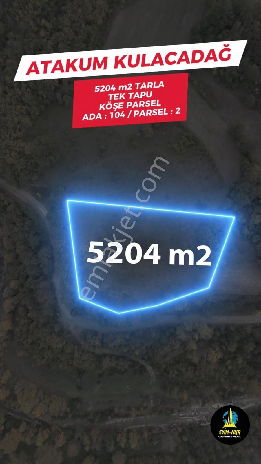Evim-nur'dan Kulacadağ Mah. Mükkemel Konumda Yatırımlık 5.402 M2 Kupon Tarla - Görsel 3