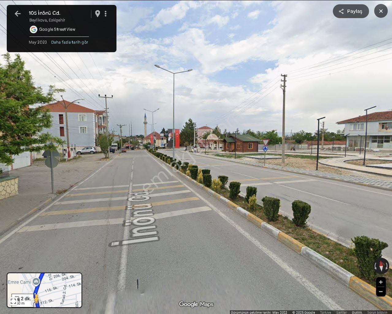 Eskişehir Beylikova Merkezde Ticari + Konut İmarlı Satılık 322m2 Arsa - Görsel 19