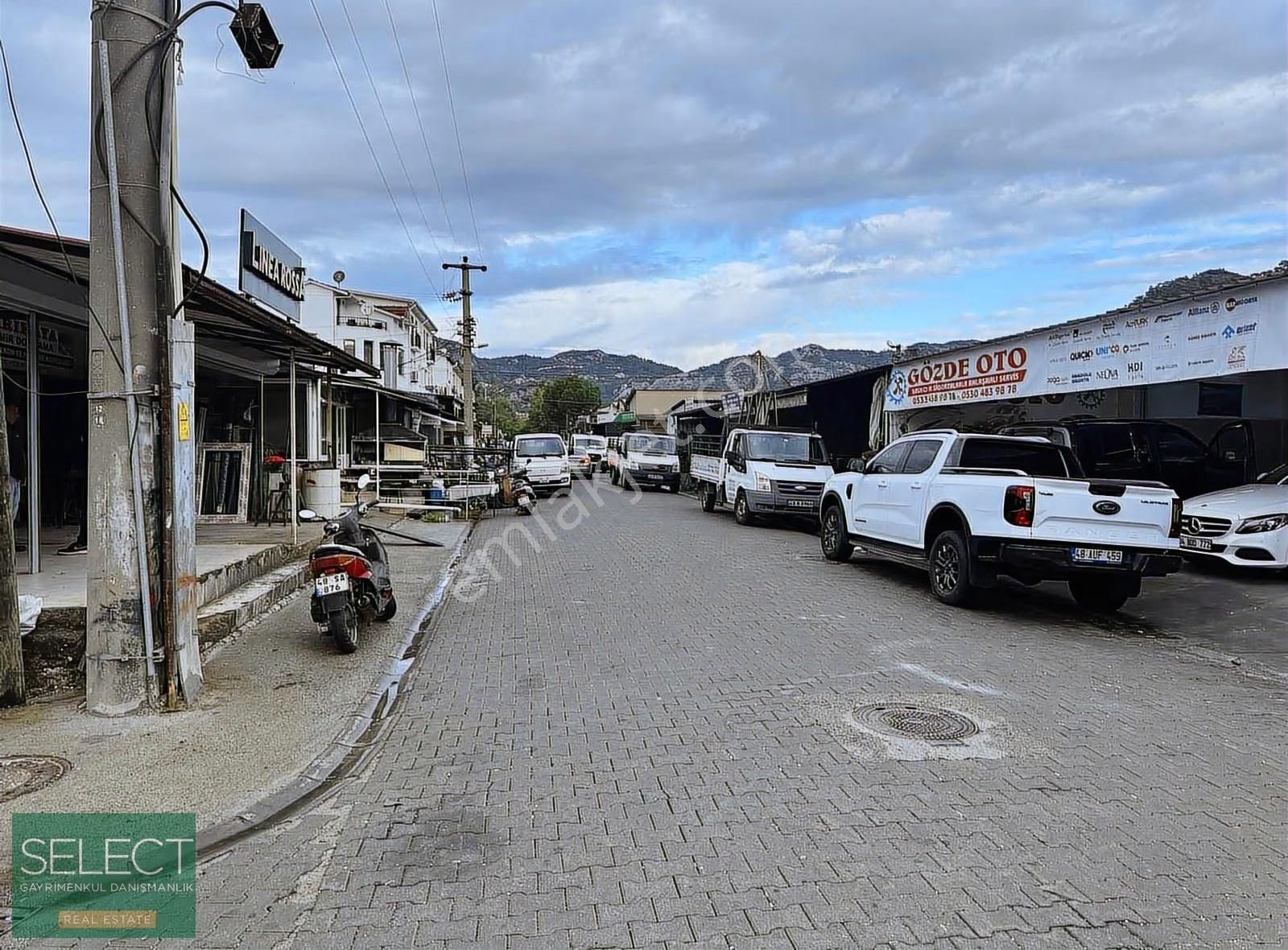 Select Gayrimenkul'den Marmaris Sanayide Satılık Dükkan