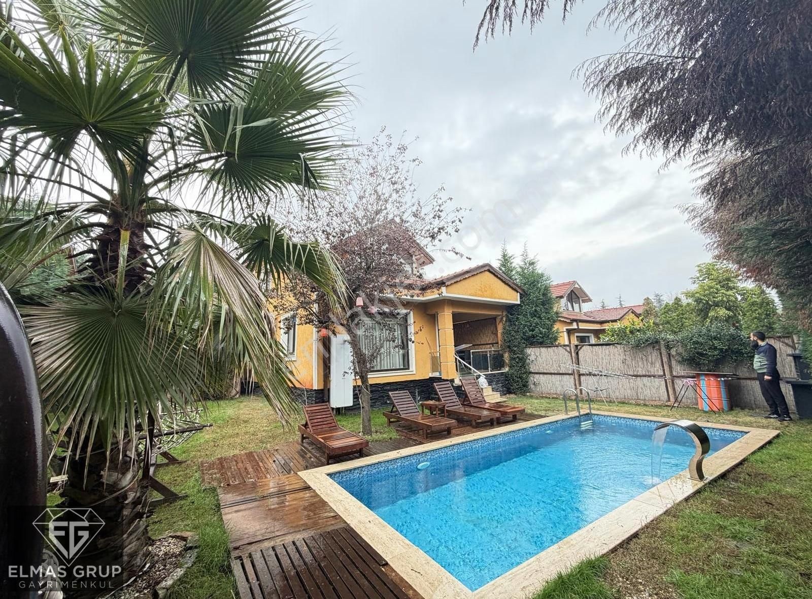 Sapanca Kırkpınar Özel Havuzlu 4+1 Lüks Villa Kiralık - Görsel 21